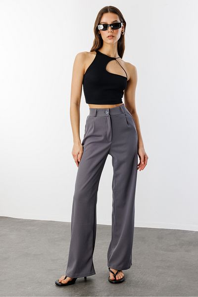 GENIUS STORE بنطلون بالازو نسائي مقاس كبير PANTS-001