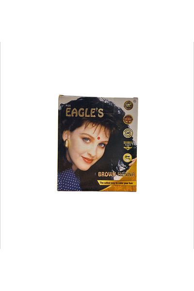 Eagles Eagle Henna Hair Dye Brown - 60g