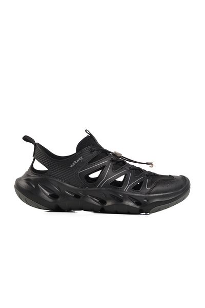 WALKWAY Black Lightweight Flexible Men's Sports Shoes Outdoor Sandals Asmara m