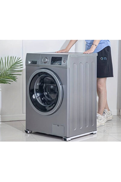 Herum Furniture and appliance moving support set, adjustable, with wheels, White/Black, 50 x 5 cm, 2 pcs