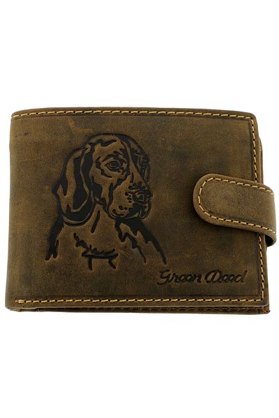 GiftExpress Men's wallet with RFID dog clasp