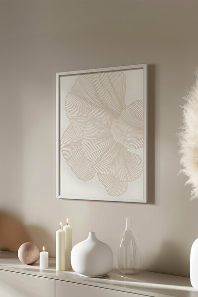 Basquiart Bohemian Serisi Beyaz Çerçeveli Poster, Tablo No:143