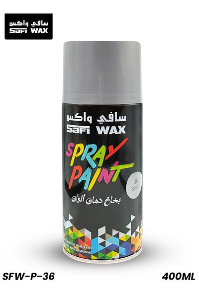 SAFI WAX Spray Paint - Quick Dry, High Gloss, Superior Coverage for Wood, Metal, & More (400ml)