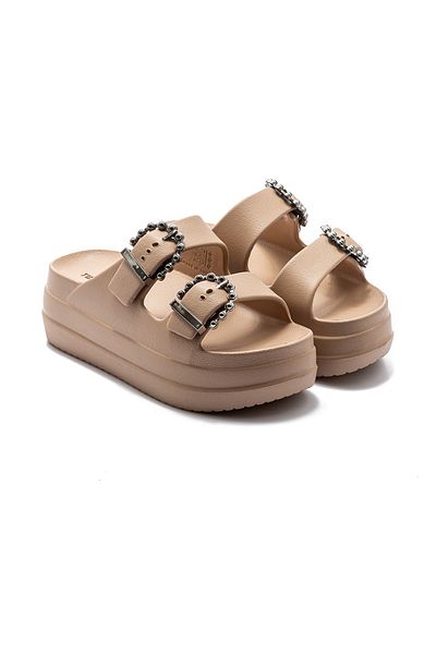 Twigy Marta Γυναικείες Παντόφλες Mink 36/40