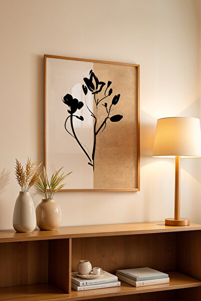 Basquiart Poster din seria Bohemian cu ramă din lemn, Nr. tablou: 132