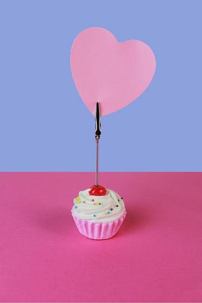 Mithbox Cute Cupcake Dessert Photo Note Holder Note Holder Note Holder