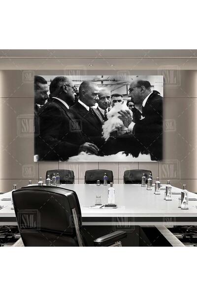 SML TABLO Atatürk Nazilli Basma Fabrikası Sümerbank Tekstil Fabrika 1937 Yata...