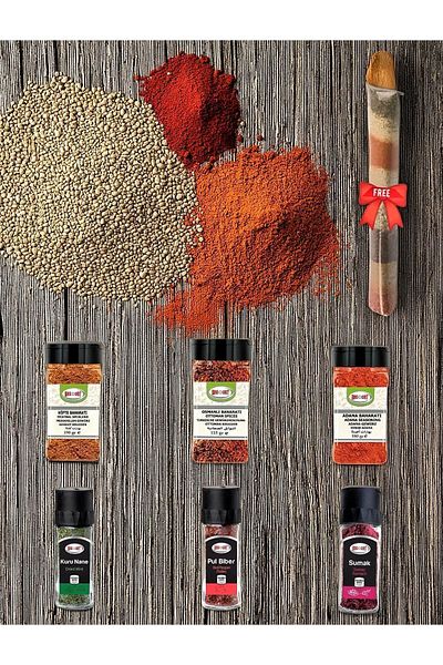 Carlito Delicious Spices Set - 6 Pieces (7 Types of Spices 45 g "Gift")
