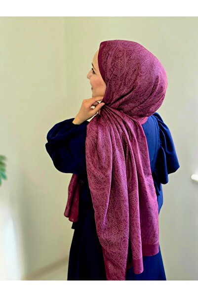 vertu scarfs Etnik Desen Eskitme Soft Şal Yeni Sezon&Yüksek Kaliteli Şal SRLD20-Kırmızı