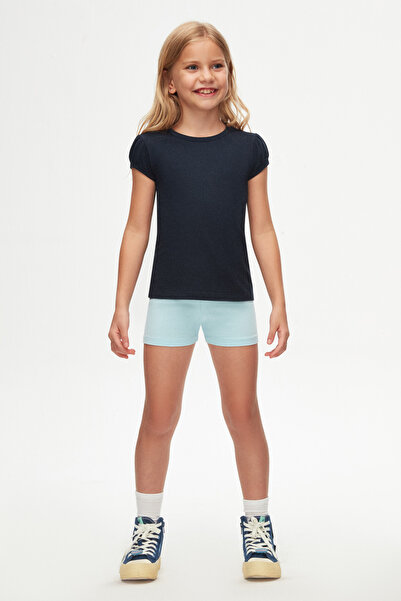LOVETTI Μπλουζάκι Dark Navy Girl's κοντά μανίκια Basic