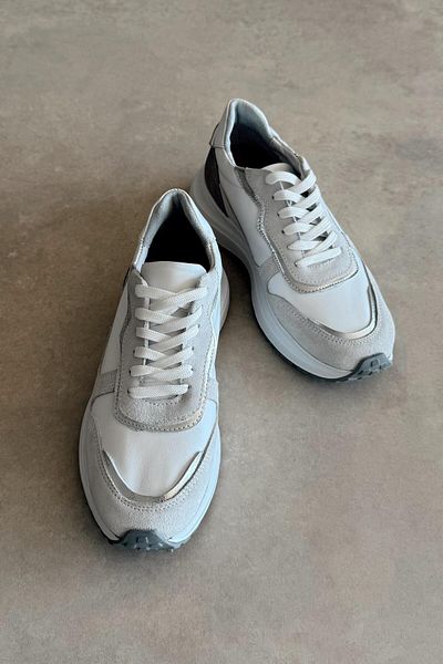 nope21shoess Chello White Genuine Leather Sneaker