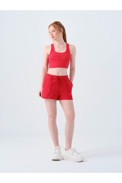 Loft Regular Fit Kırmızı Kadın Şort Lf2038692