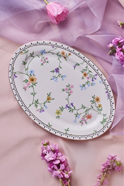 Karaca Minton Boat Plate 35 cm