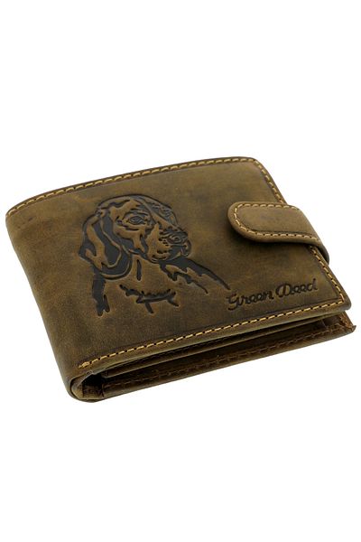 GiftExpress Men's wallet with RFID dog clasp