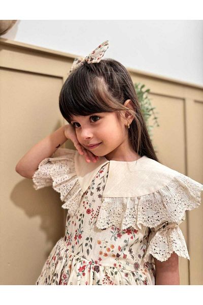 Pinkitokids Mina Girl's Dress Short Sleeve (Buckle Included)