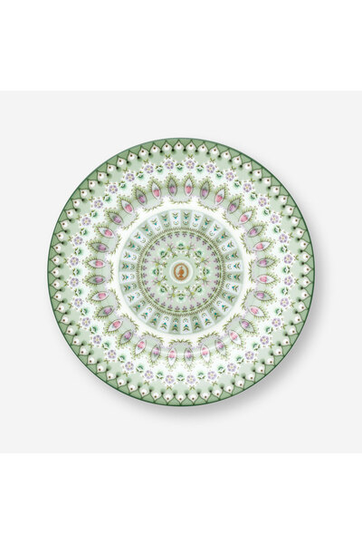 Pip Studio Lily & Lotus Yeşil Porselen Pasta Tabağı 17 Cm