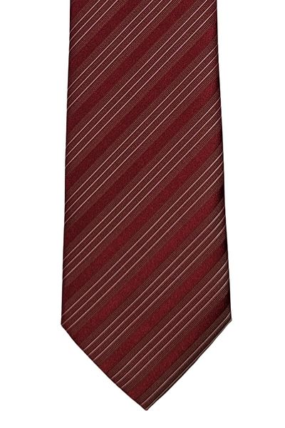 1001 Kravat Burgundy Striped Classic Tie