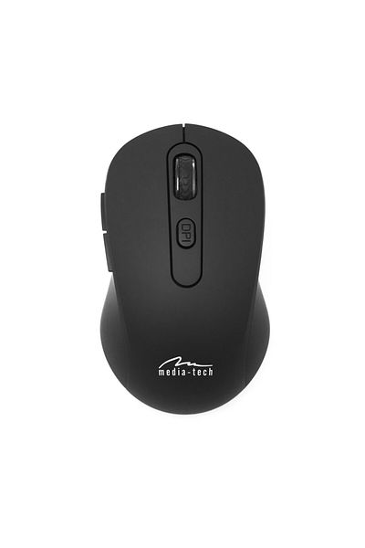 Mediatech Mouse Media-Tech Morlock BT, Bluetooth, 1000 - 1600 cpi, 10 m, Negru