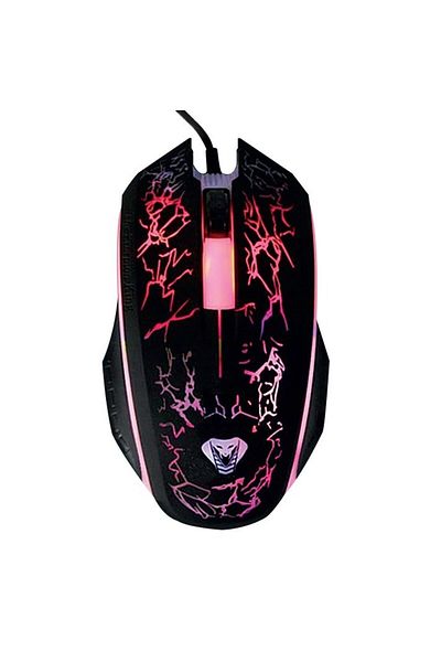 Mediatech Mouse cu fir optic, Media-tech, Pentur gaming, 1200 dpi, Negru