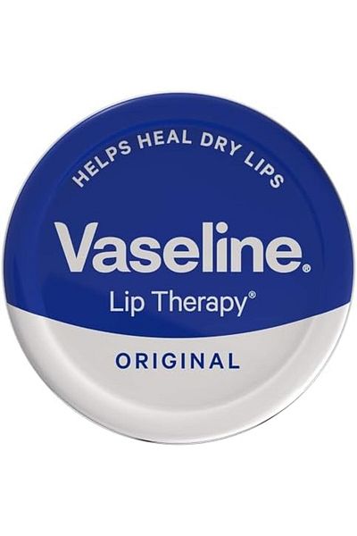 Vaseline Lip Therapy Petroleum Jelly Original for Men - 0.7 oz Lip Balm