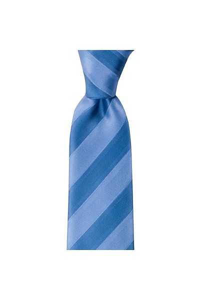 1001 Kravat Light Blue Striped 8 cm Wide Tie