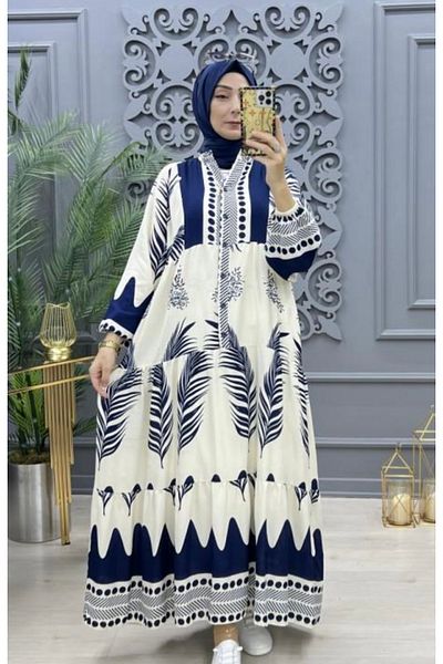 butiksosyete38 Cotton Viscose Dress
