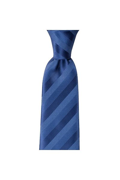 1001 Kravat Men's Blue Striped 8 cm Wide Tie