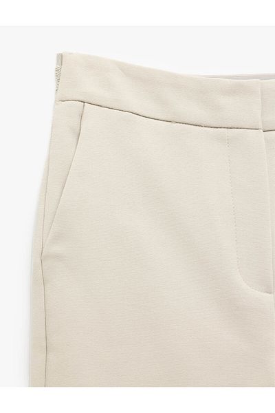 Koton High Waist Slim Fit Cigarette Pants
