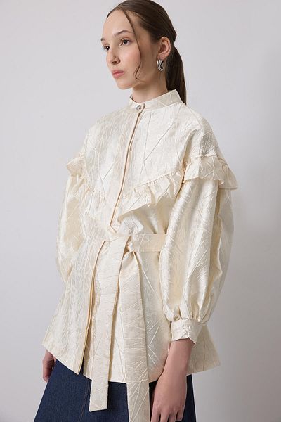 Touché Privé Textured Oversize Jacket