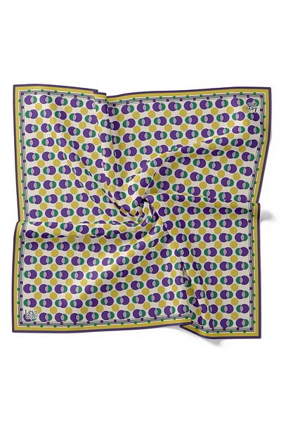 Levidor Eșarfă de mătase Levidor Twill violet închis 37