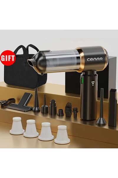 Choice MAX Black 4hepa Y CENRR 998000PA Mini Car Vacuum Cleaner Cordless Powerful Wireless Car Cleaner Hand