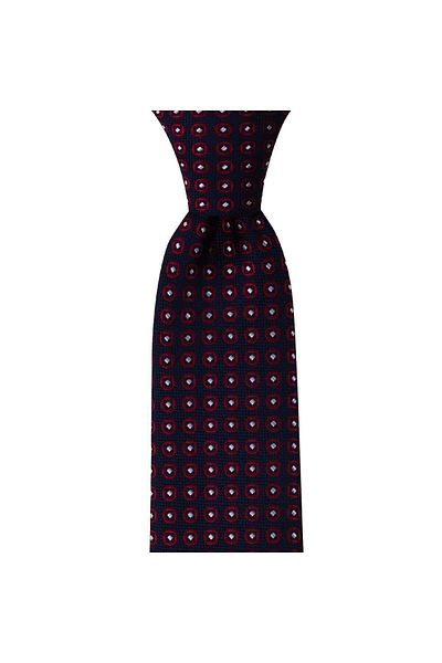 1001 Kravat Red Patterned 8 cm Wide Tie