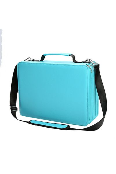 Choice Blue 224 Hole 168/224 Holes Colored Pencil Case Felt Kit Marker Storage Bag Large Capacity Case Stat