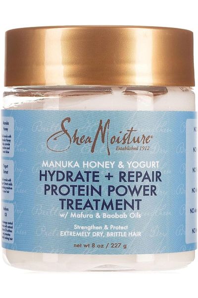 Shea Moisture Manuka Honey And Yogurt Hydrate Plus Repair Protein Power For Unisex Treatment, 8 Ounc