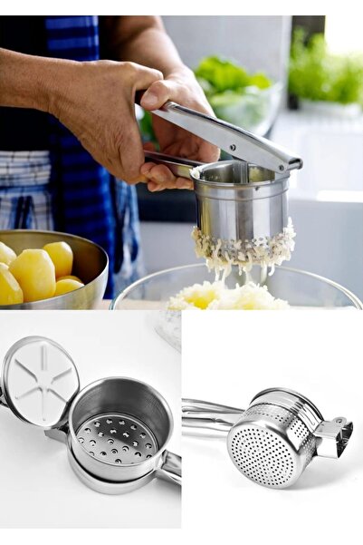 Genel Markalar Büyük Boy Patates Presi, Paslanamaz Çelik Meyve Ezici/ Püre Ya...