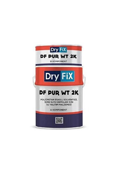 Dryfix Df Pur Wt 2K İçme Suyu Depoları İçin Poliüretan Su Yalıtımı 20+4 Kg Mavi