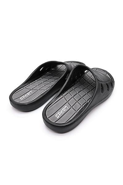 Tmall Men's Slippers, Foam, Pb2012, Black