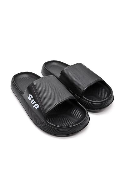Tmall Men's Slippers, Foam, Pb2014, Black