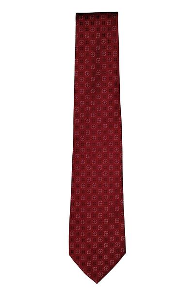 1001 Kravat Claret Red Patterned Classic Tie