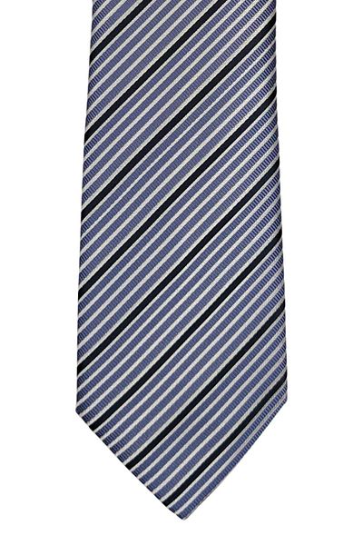 1001 Kravat Slim Striped Tie