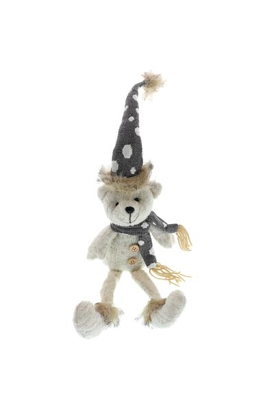 GiftExpress Teddy bear with hat and scarf