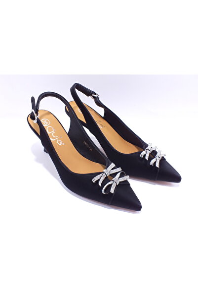 Guja 25Y374-3 FİYONKLU SİVRİ BURUN ABİYE AYAKKABI