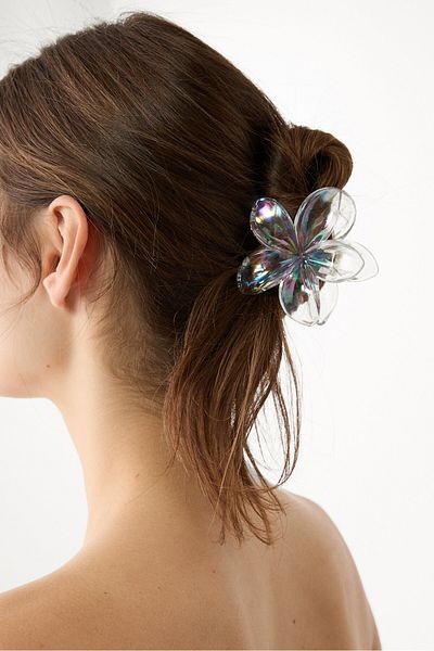 Stradivarius Set of 3 floral hair clips
