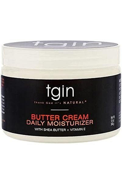 Tgin DevaCurl Set TGIN Butter Cream Daily Moisturizer for Natural Hair Dry Hair and Curly Hair, 12oz