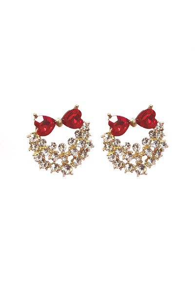 SIC MODA Earrings SIC MODA 5133A Red Bow