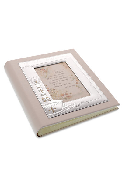 GiftExpress Album Foto pentru Botez cu Argint