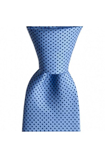 1001 Kravat Blue Patterned 8 cm Wide Tie