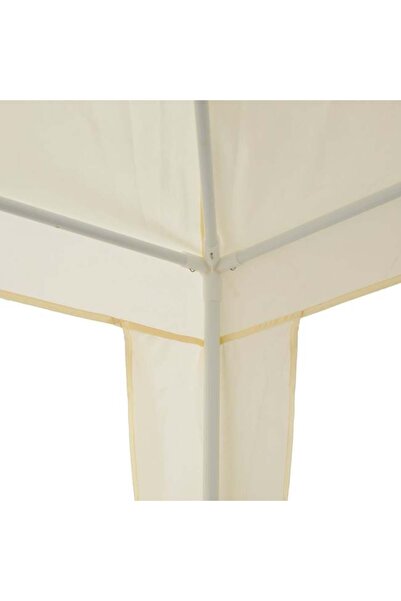 OEM Garden Pavilion with Metal Frame and Fabric Awning, Size 2.4 x 2.4 x 3 meters