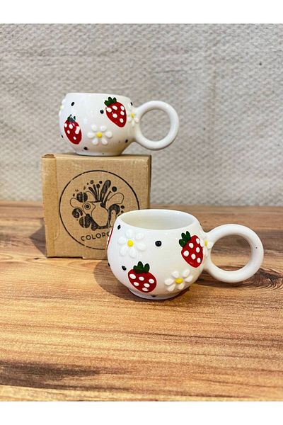 ColorCraft Handmade Ceramic Mug Mug Coffee Cup Turkish Coffee