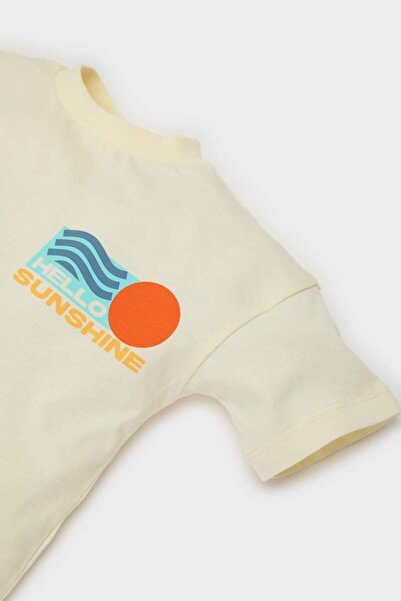 DeFacto Yellow Baby Boy Bottom-Top Set E8740A5/Yl504